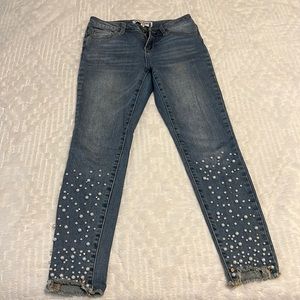 Embellished jeans
